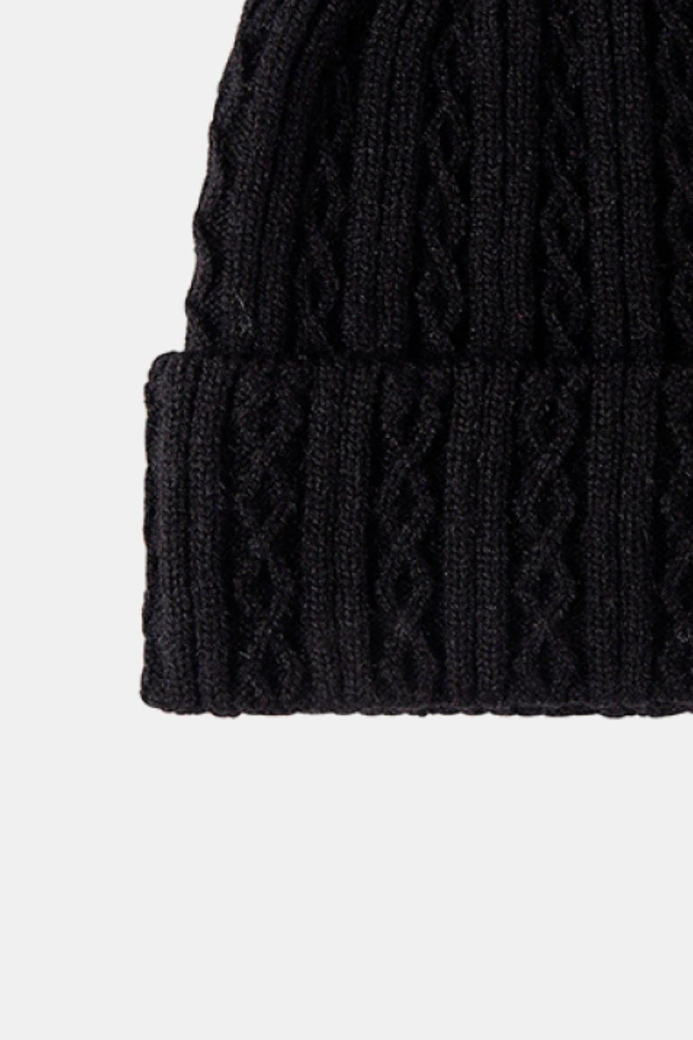 Mixed Knit Cuff Beanie - Flyclothing LLC