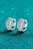 1.8 Carat Moissanite 925 Sterling Silver Huggie Earrings - Flyclothing LLC