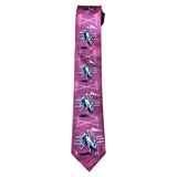 Broncs & Brands Red Western Silk Tie - Flyclothing LLC