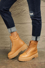 East Lion Corp Platform Combat Boots - Flyclothing LLC