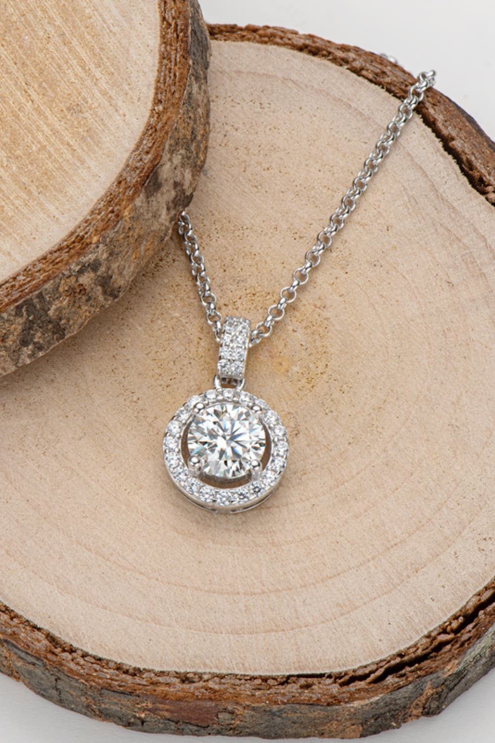 Zircon Pendant 925 Sterling Silver Necklace - Flyclothing LLC