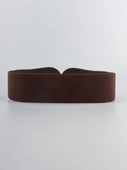 PU Elastic Wide Belt - Flyclothing LLC