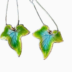 Alloy Leaf Drop Earrings - Trendsi