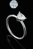 1 Carat Moissanite 925 Sterling Silver Solitaire Ring - Flyclothing LLC