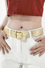 Glitter PU Leather Belt - Flyclothing LLC