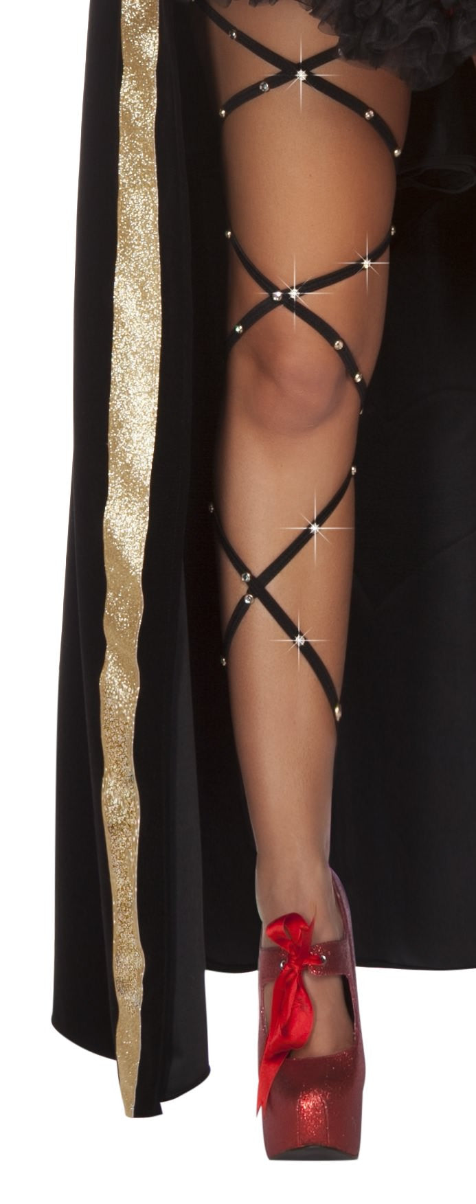 Roma Costume Rhinestone Thigh Wrap