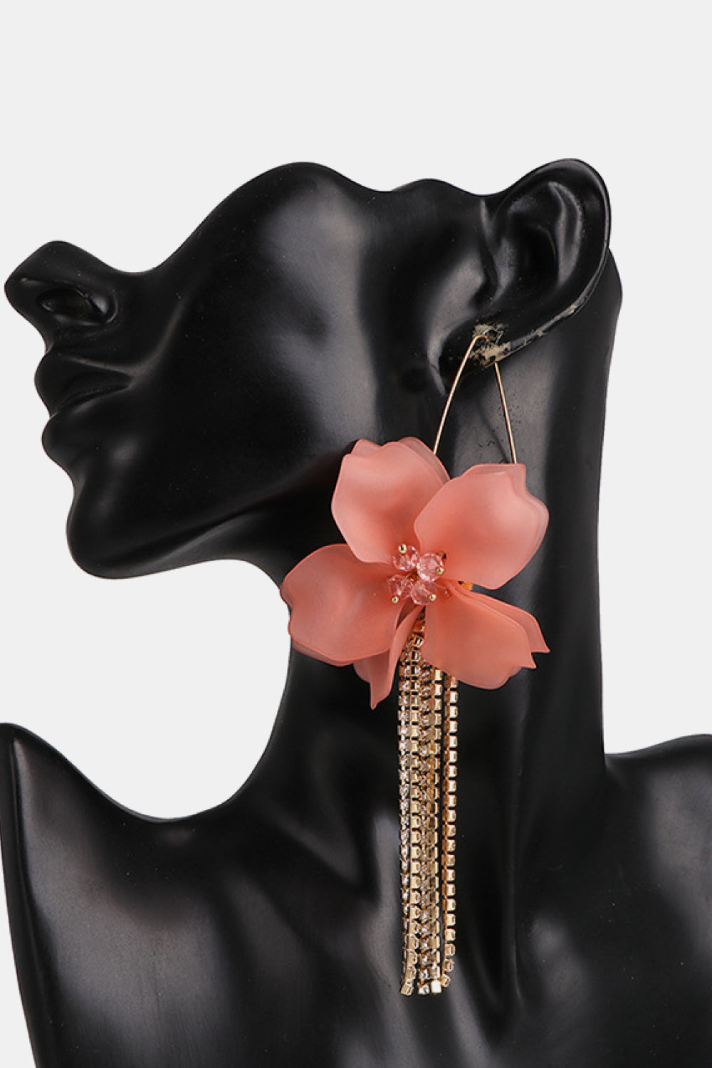 Flower Shape Acrylic Dangle Earrigs - Flyclothing LLC