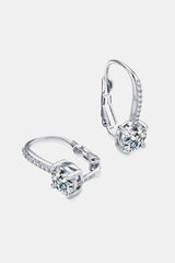 2 Carat Moissanite 925 Sterling Silver Earrings - Flyclothing LLC