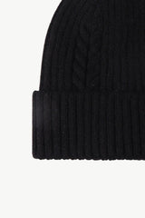 Cable-Knit Cuff Beanie - Trendsi