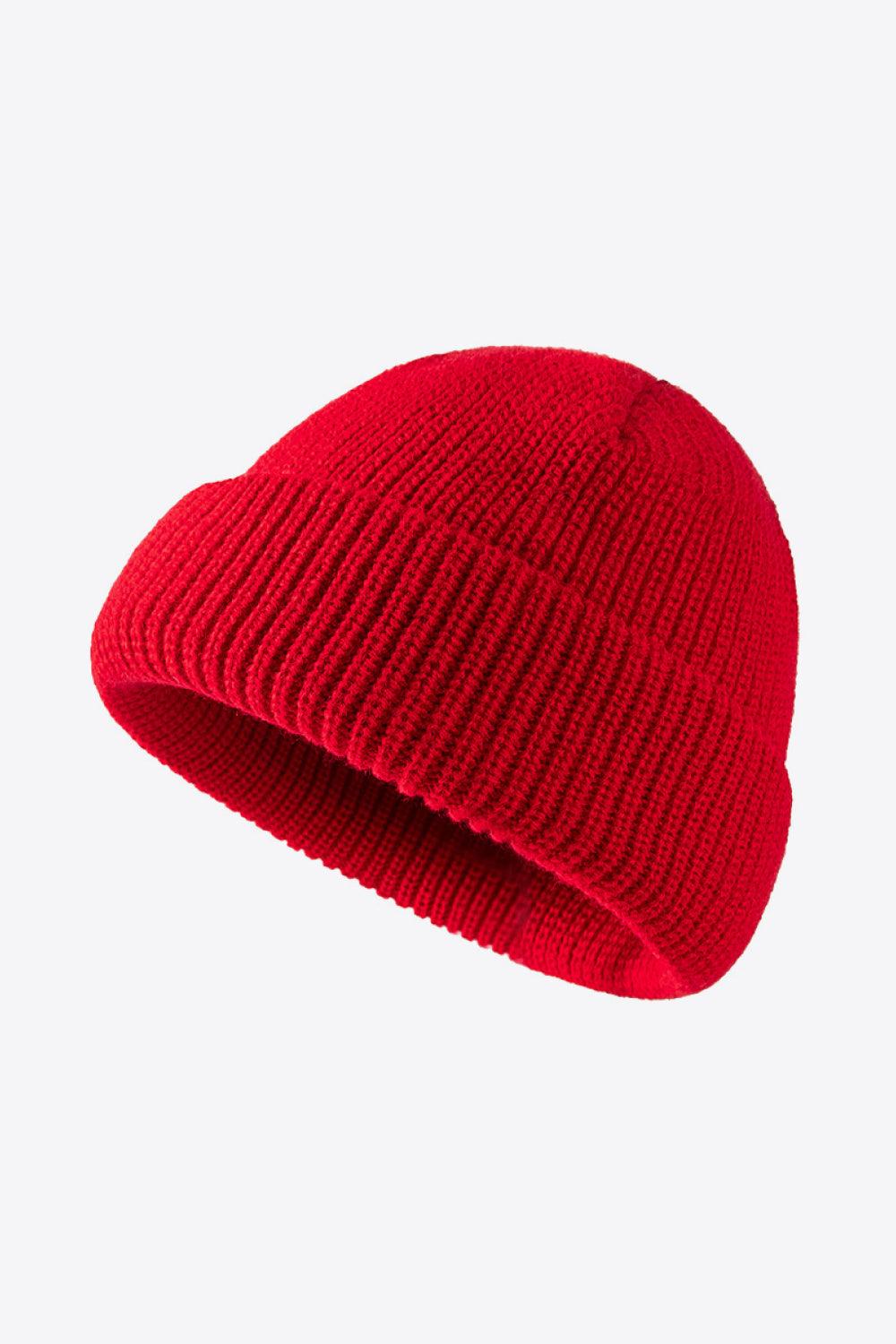 Calling For Winter Rib-Knit Beanie - Trendsi