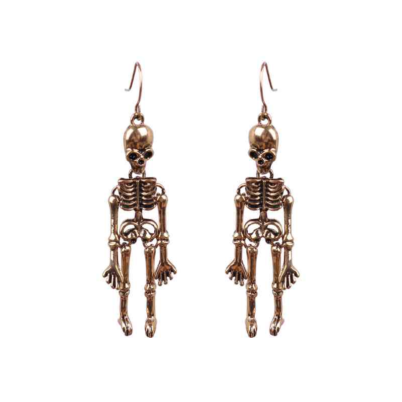 Skeleton Alloy Earrings - Flyclothing LLC