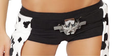 Roma Costume Double Gun Belt Buckle with Star - Roma Costume