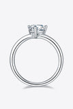 1 Carat Moissanite 925 Sterling Silver Solitaire Ring - Flyclothing LLC