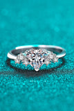 1 Carat Moissanite Heart Ring - Flyclothing LLC