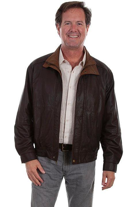 Scully CHOC W/COGNAC DOUBLE COLLAR JACKET - Flyclothing LLC