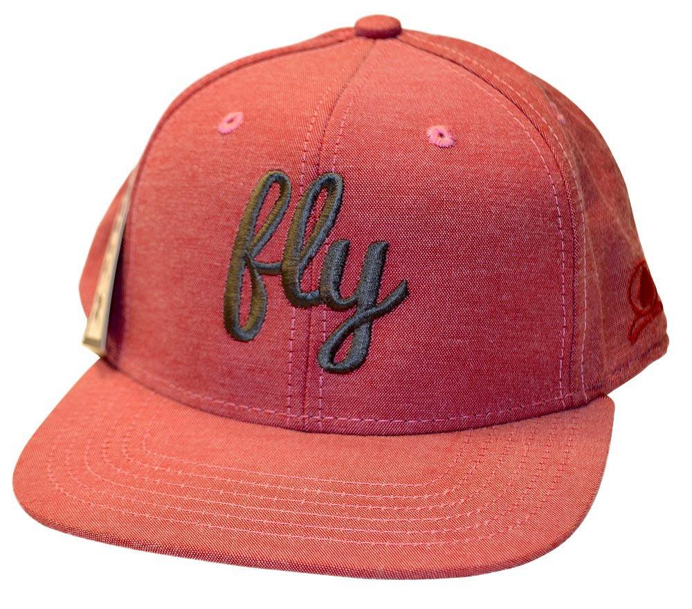 Fly Gray & Red Snap Back Hat - Flyclothing LLC