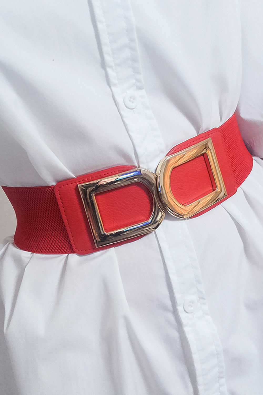 Double D Buckle PU Belt - Flyclothing LLC