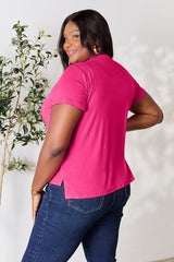 Basic Bae Full Size Round Neck Short Sleeve T-Shirt - Flyclothing LLC