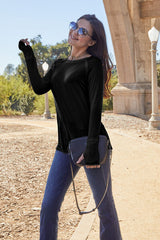 Basic Bae Full Size Round Neck Long Sleeve T-Shirt - Flyclothing LLC