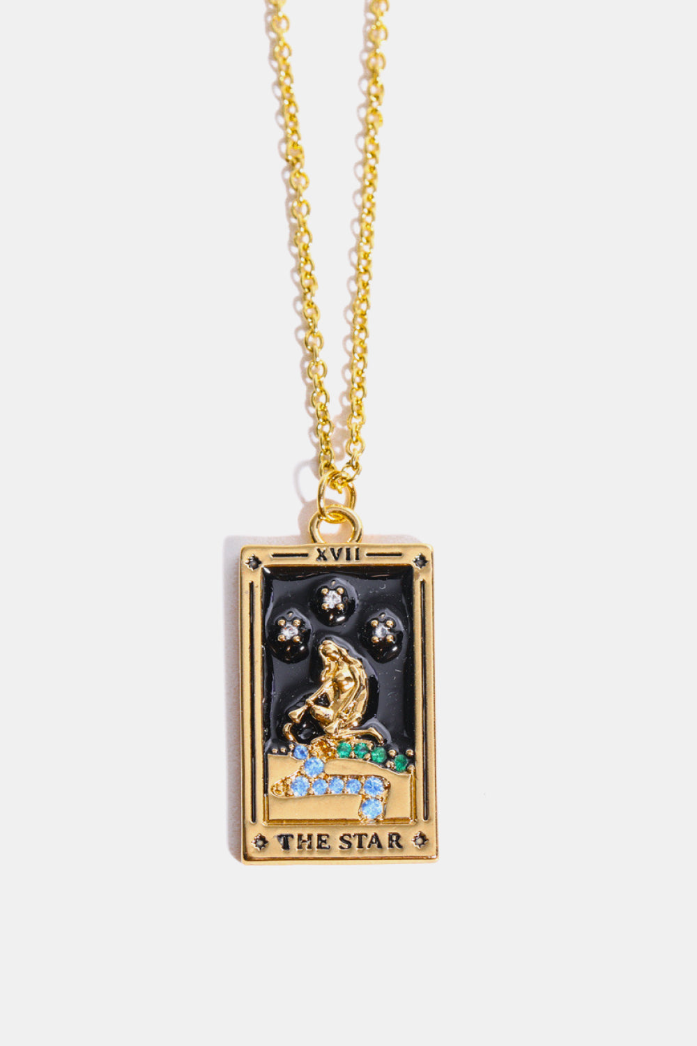 Tarot Card Pendant Stainless Steel Necklace - Flyclothing LLC