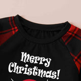 MERRY CHRISTMAS Graphic Top and Plaid Pants Set - Flyclothing LLC