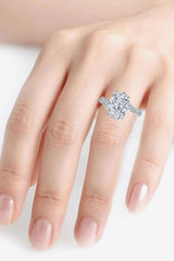 3 Carat Moissanite Side Stone Ring - Flyclothing LLC