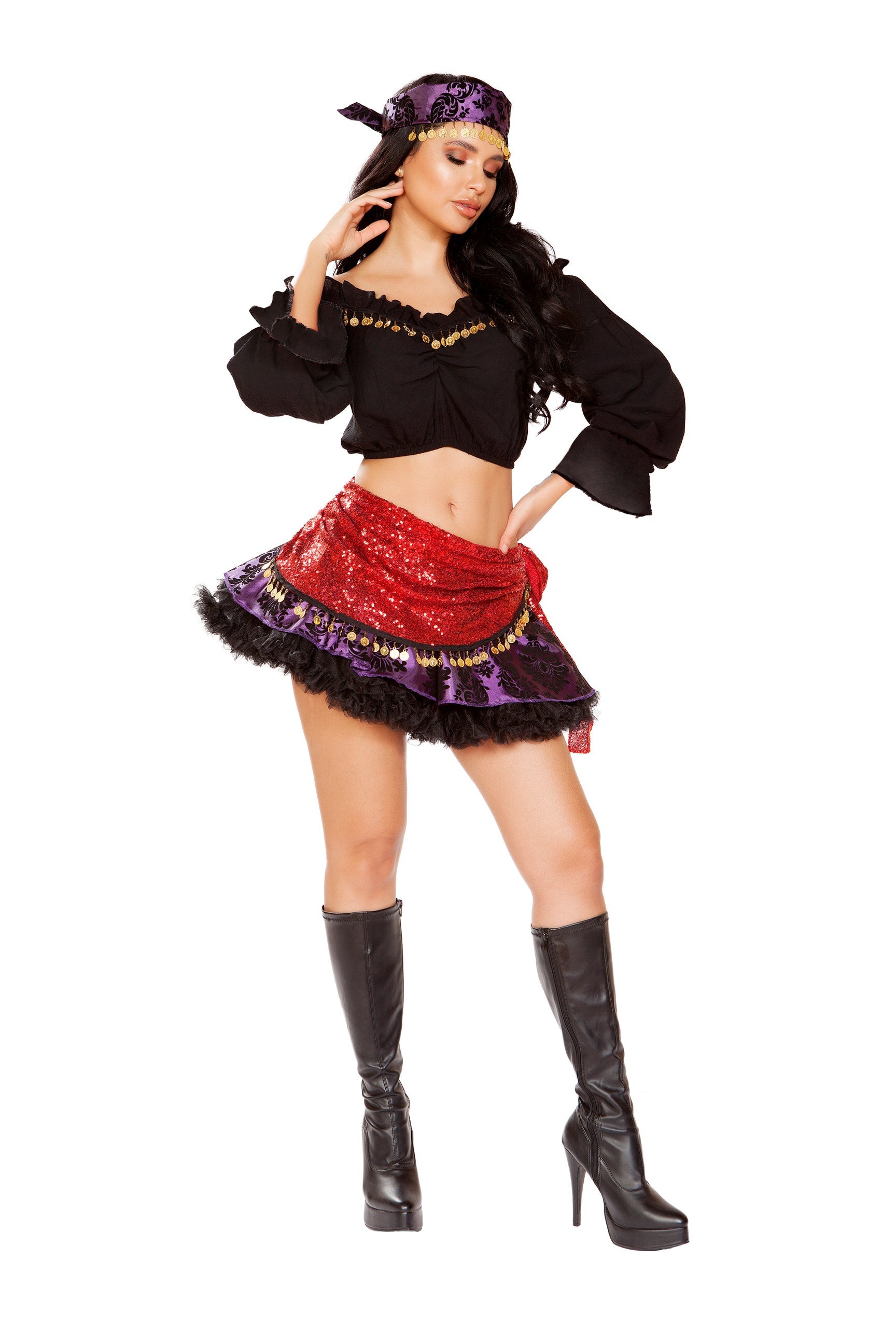 Roma Costume 4pc Traveling Gypsy