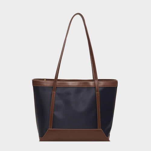 PU Leather Tote Bag - Flyclothing LLC