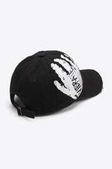 VIBRA Graphic Distressed Adjustable Baseball Cap - Flyclothing LLC