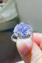 5 Carat Moissanite 925 Sterling Silver Ring - Flyclothing LLC