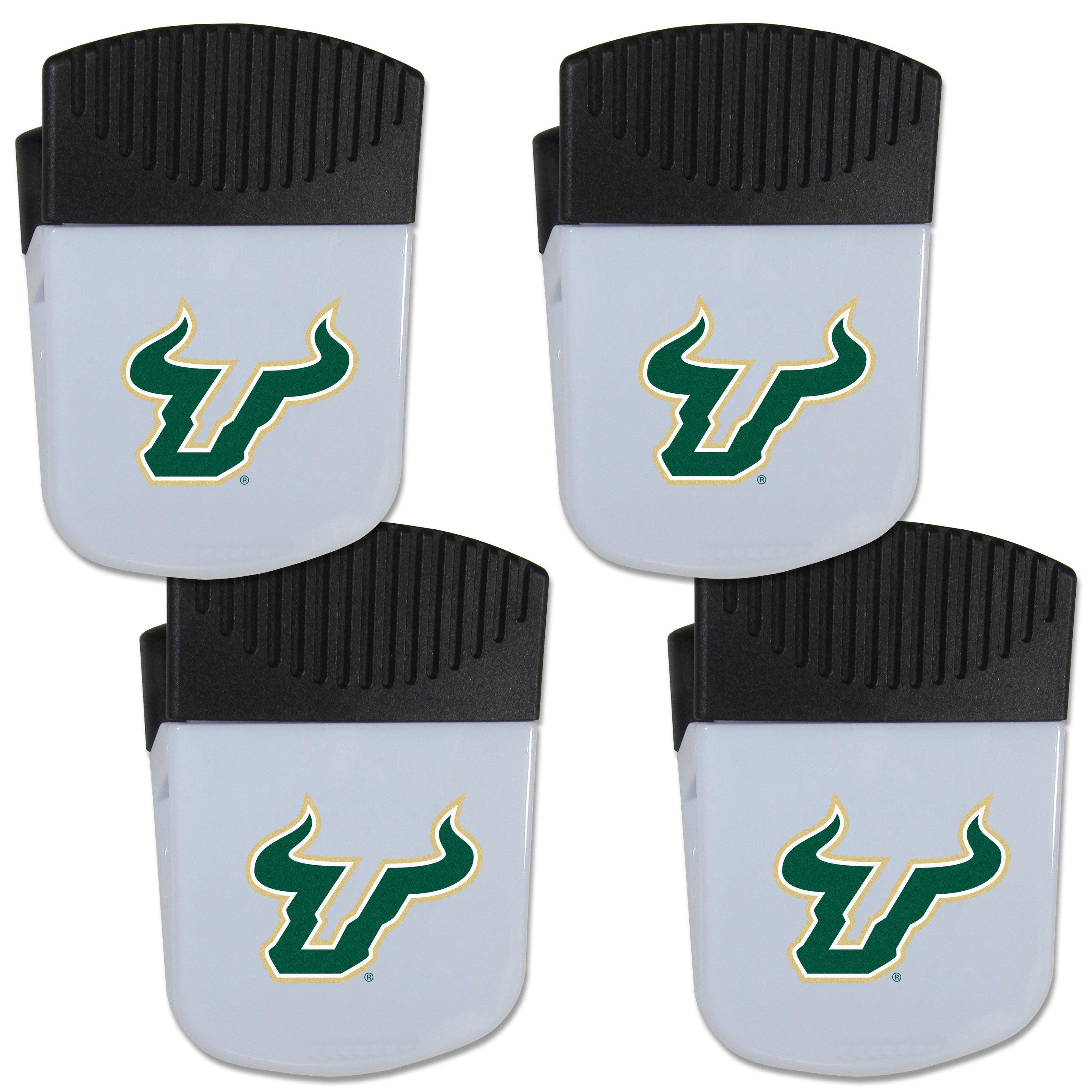 S. Florida Bulls Chip Clip Magnet with Bottle Opener, 4 pack - Flyclothing LLC