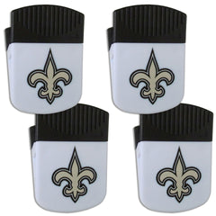 New Orleans Saints Chip Clip Magnet with Bottle Opener, 4 pack - Flyclothing LLC