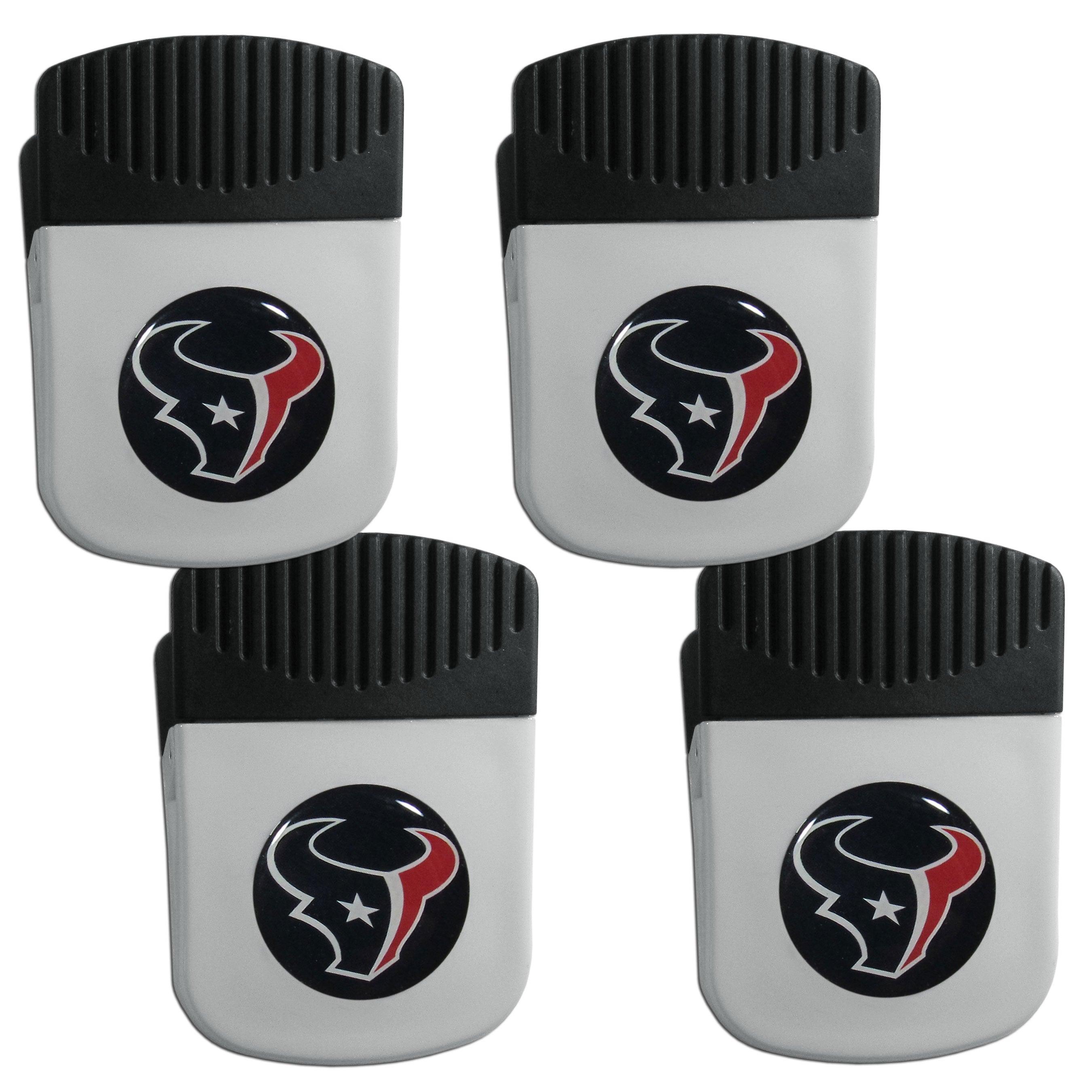 Houston Texans Clip Magnet with Bottle Opener, 4 pack - Flyclothing LLC
