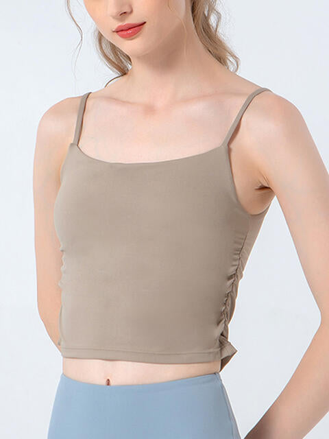 Ruched Sports Cami - Flyclothing LLC