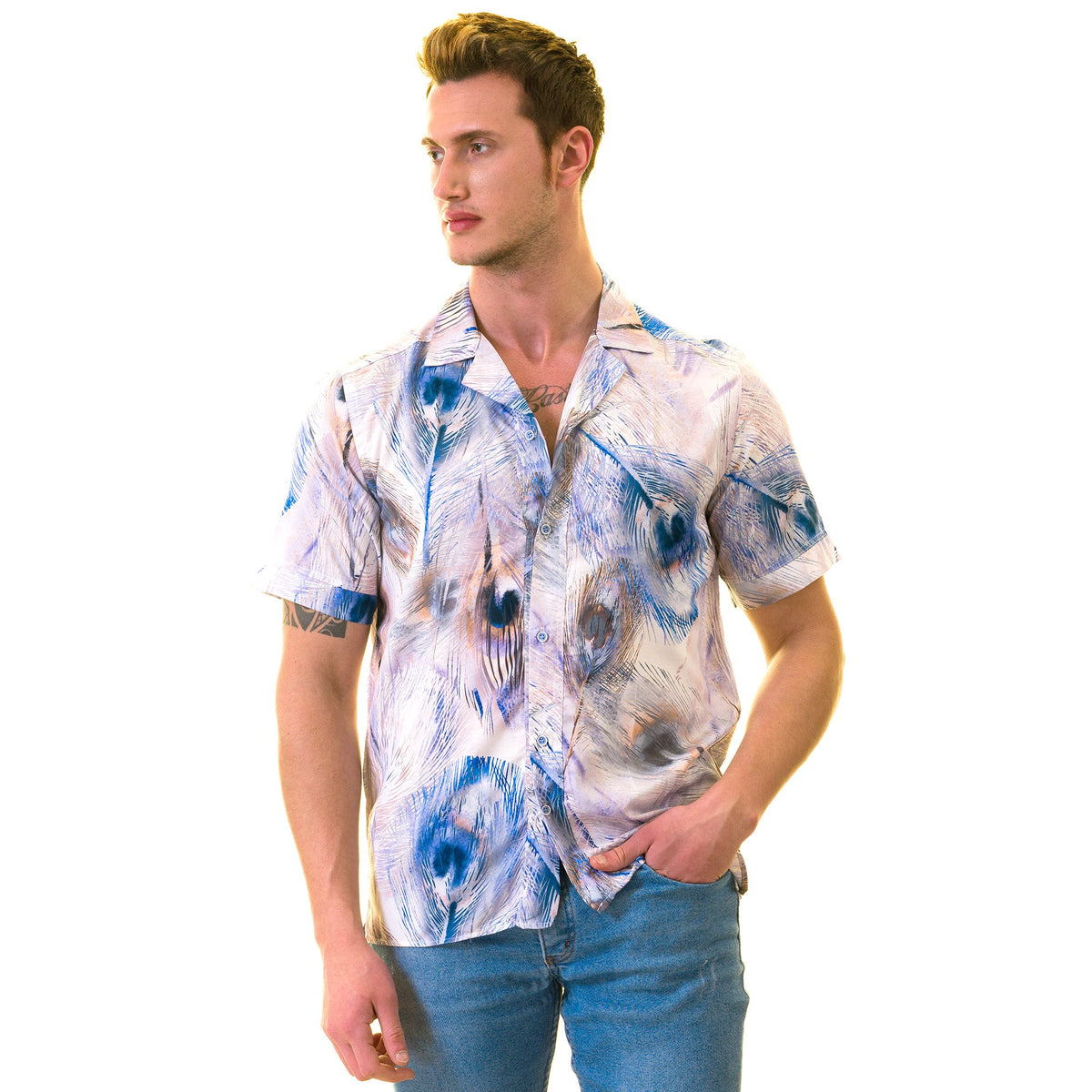 Gravity Homme Men's Weekend Shirt | Feathered-Up - Flyclothing LLC