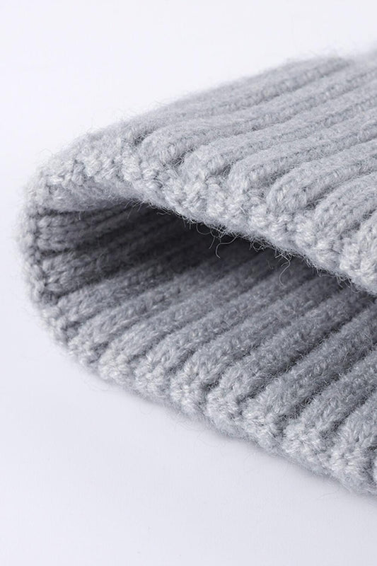 Cable-Knit Cuff Beanie - Trendsi