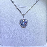 2 Carat Moissanite 925 Sterling Silver Necklace - Flyclothing LLC