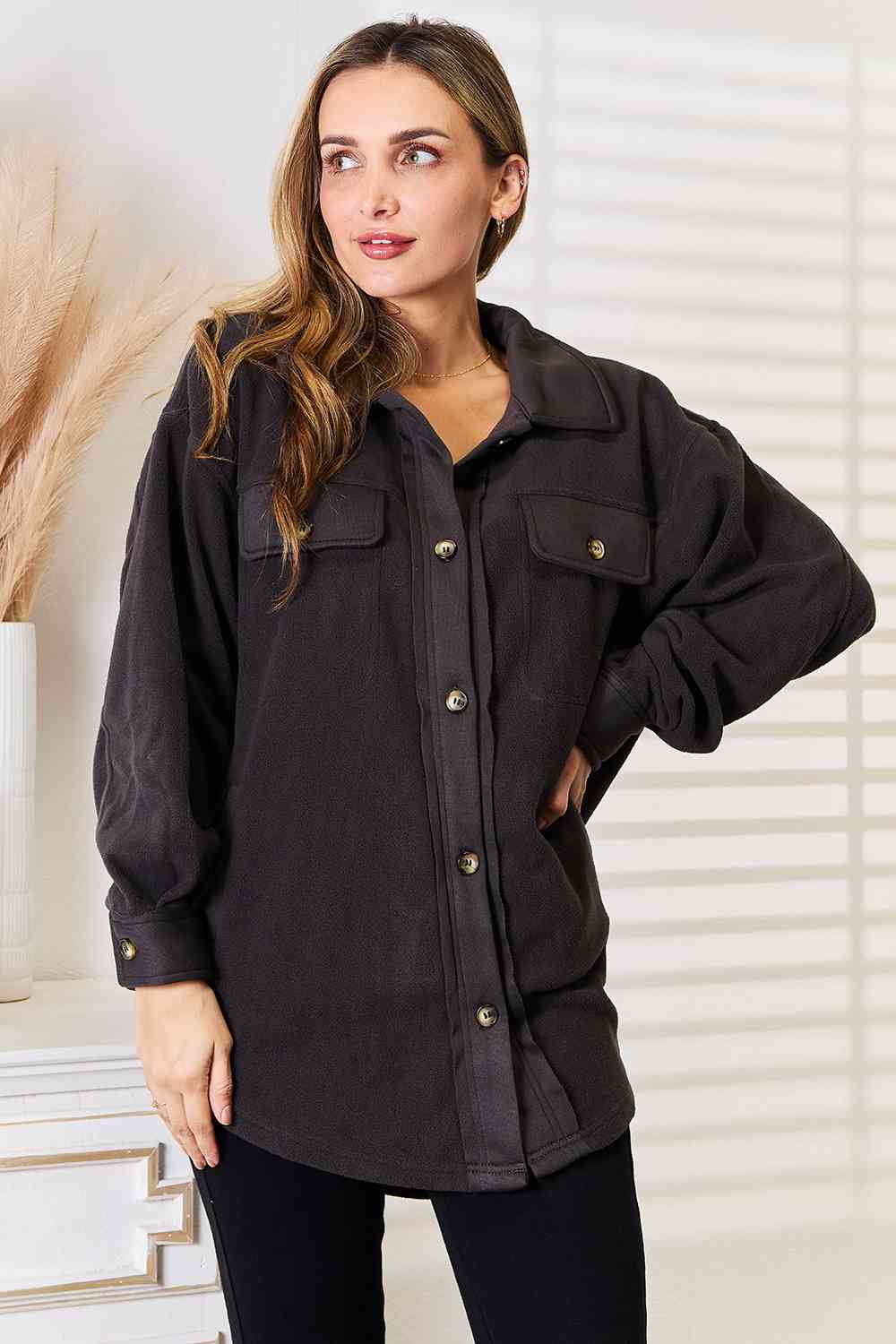  ELIY BASIC Women's 2023 Casual Plaid Shacket Long Sleeve Button  Down Lapel Pocketed Jacket Shacket Coat : Clothing, Shoes & Jewelry