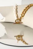 Dream Life Pearl Chunky Chain Necklace - Flyclothing LLC