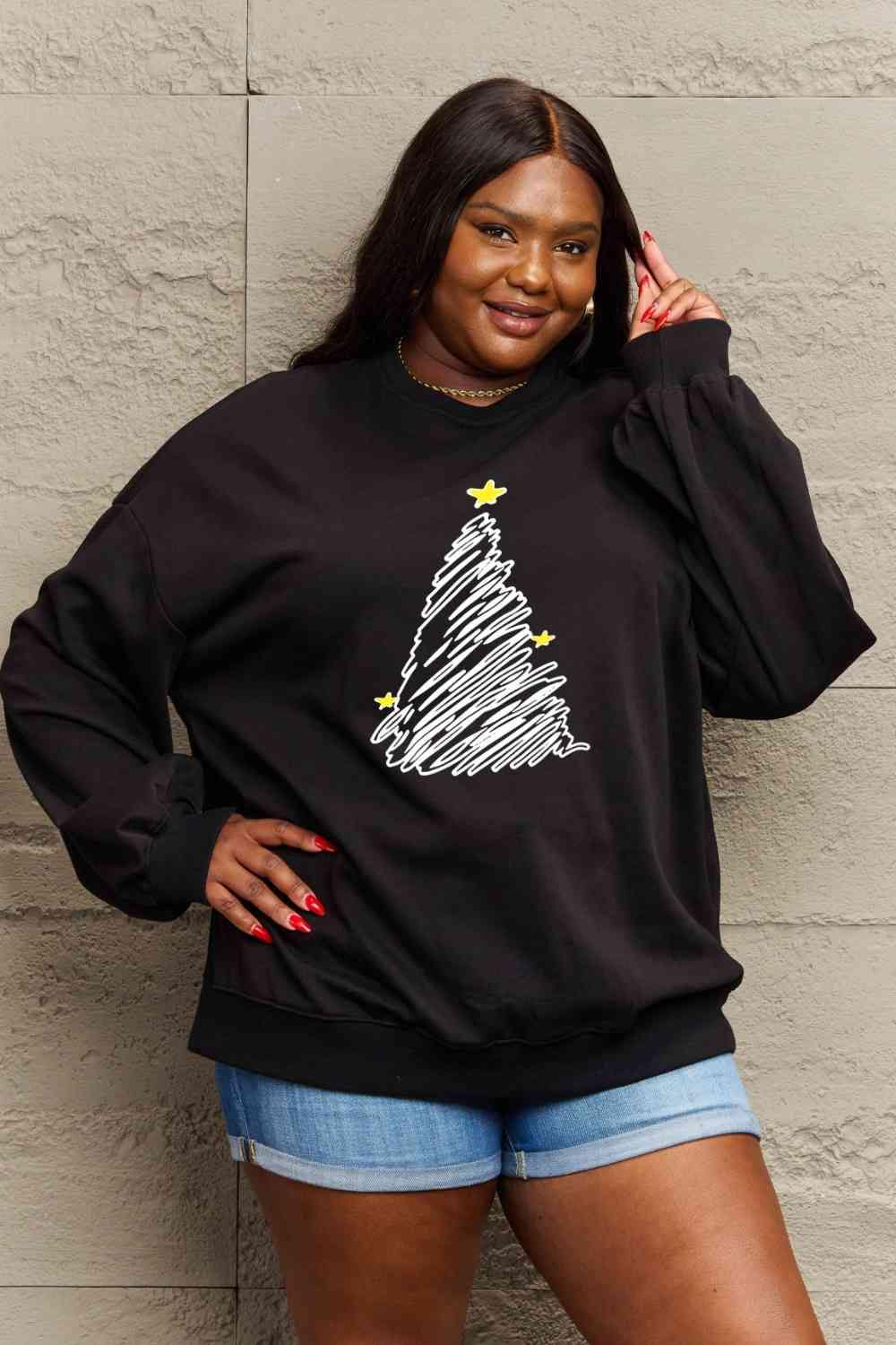 Simply Love Full Size Graphic Sweatshirt - Flyclothing LLC