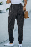 Leopard Print Joggers with Pockets - Trendsi