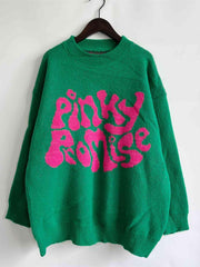 PINKY PROMISE Graphic Sweater - Flyclothing LLC