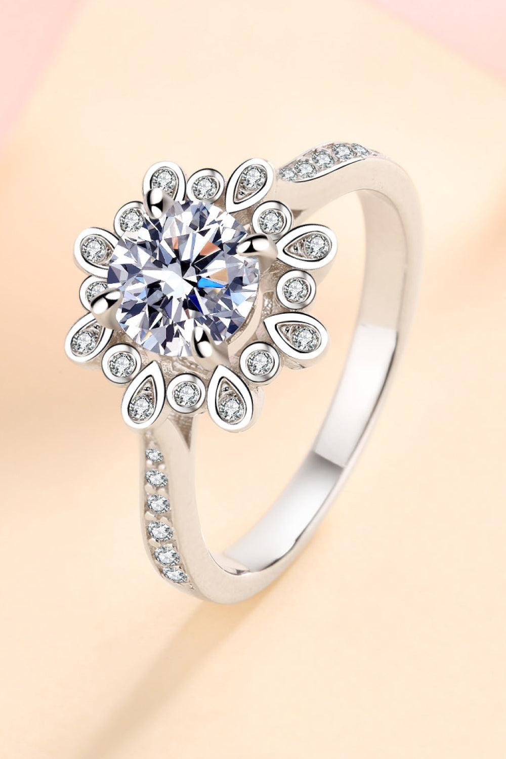 Can't Stop Your Shine 925 Sterling Silver Moissanite Ring - Flyclothing LLC