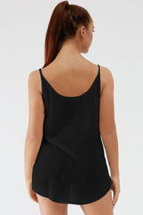 Scoop Neck Spaghetti Strap Knit Cami - Flyclothing LLC