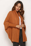 Open Front Dolman Sleeve Longline Cardigan - Flyclothing LLC