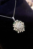 2 Carat Moissanite 925 Sterling Silver Necklace - Flyclothing LLC