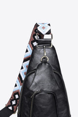 Take A Trip PU Leather Sling Bag - Flyclothing LLC