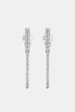 Moissanite 925 Sterling Silver Connected Earrings - Flyclothing LLC