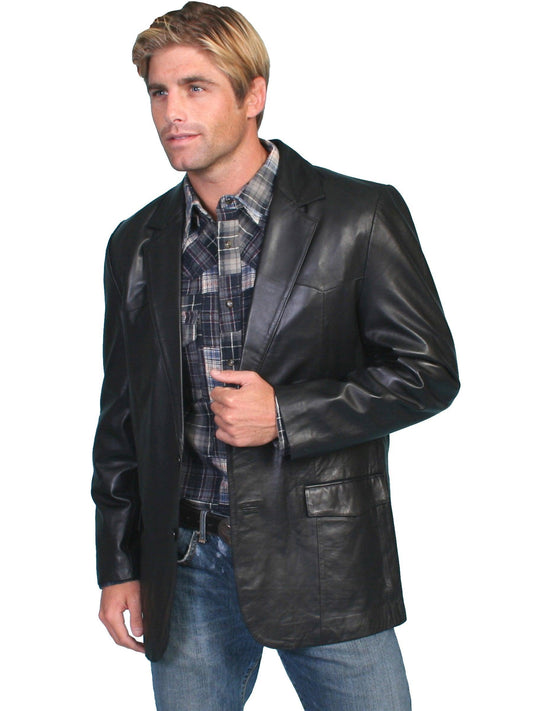 Scully BLACK LAMB WESTERN BLAZER SINGLE PT - Flyclothing LLC