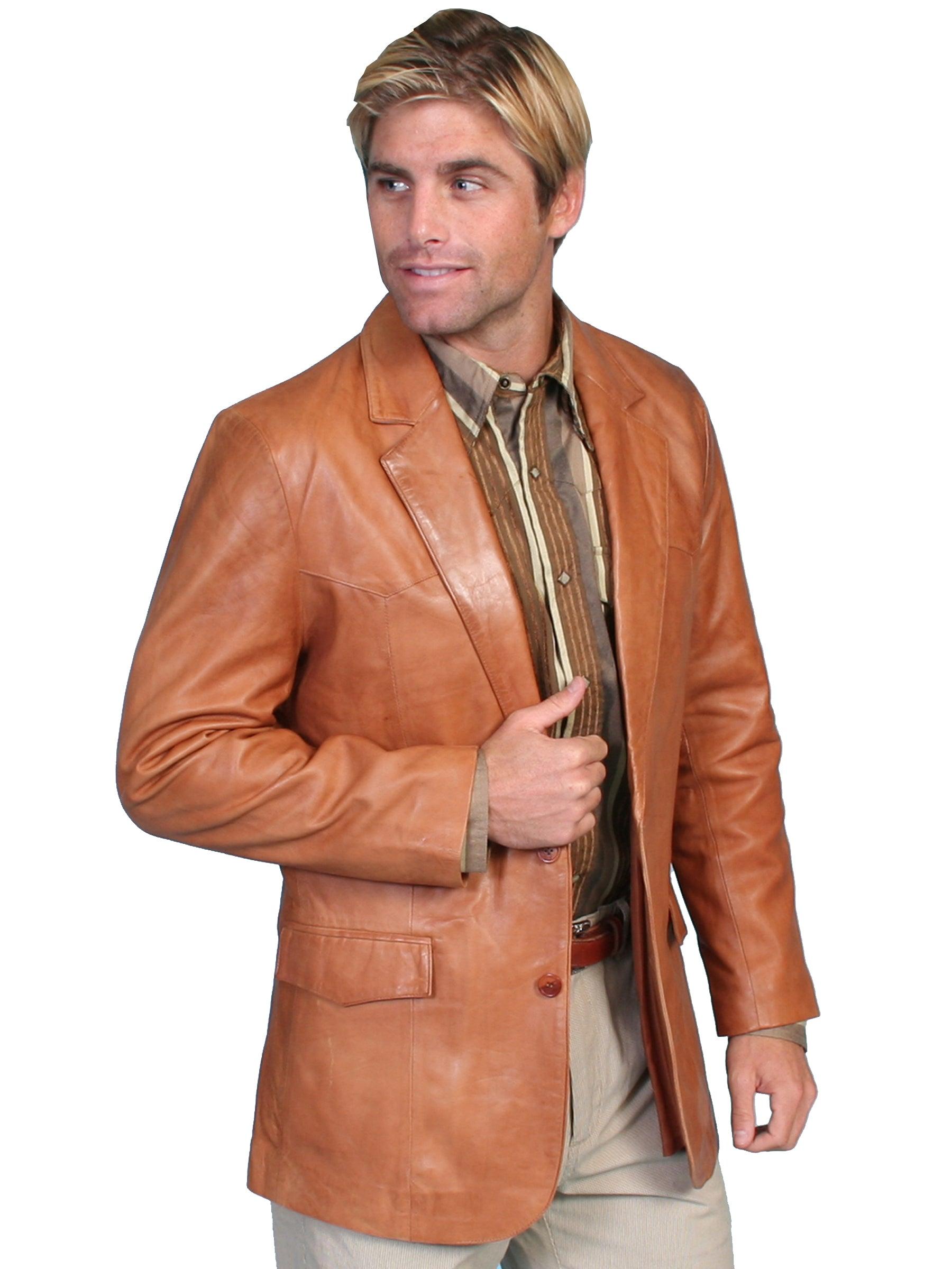 Scully RANCH TAN WESTERN BLAZER SINGLE PT - Flyclothing LLC